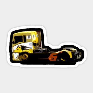 truck racing Sticker